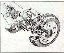 Spaccato di ruota libera